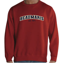 Load image into Gallery viewer, Beaumaris Unisex Collegiate Crewneck